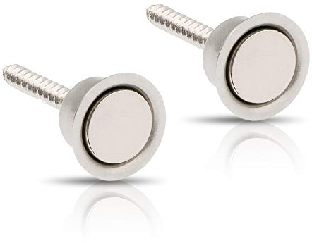 XFORT® Heavy Duty Magnetic Catch, Concealed Door Magnets Designed for Full Size Doors, Magnetic Catches Will Keep Cupboard, Wardrobe, Sliding and Bifold Doors Securely Shut.