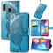 Roar Handyhülle für Samsung Galaxy A20e Hülle Samsung A20e | Book Case Flip Tasche mit Magnet Kartenfach Standfunktion | Türkis Petrol