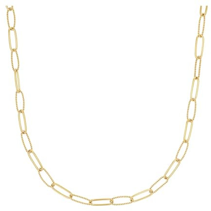 NOELANI Halskette Edelstahl Damen Halsschmuck, 50 cm, Silber, Kommt in Schmuck Geschenk Box, 2036963