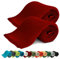 KiGATEX 2er Pack Polar Fleecedecke Uni - Tagesdeckenset - Sofaüberwurf - 130x160 cm - ca. 420g pflegeleicht – Oeko-Tex Zertifiziert - Bordeaux