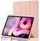 Funda para iPad Air 5 2022, funda para iPad Air 4 con soporte para lápices, 5ª/4ª generación [carga de lápiz Apple de 2ª generación con encendido automático/apagado automático],oro rosa