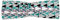ABAKUHAUS Geometrisch Bandana Kopftuch, 80er Memphis Zigzag, Elastisch und Angenehme alltags accessories, Lavendel-Kadett-Blau