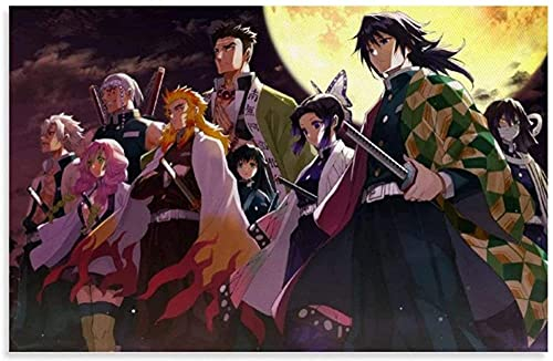 wmyzfs-Anime Demon Slayer, Adult Puzzle 1000 , Adult Brain Challenge Puzzle(38x26cm)