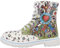 Dockers by Gerli Damen 45TS201 Mode-Stiefel, weiß/hellblau, 38 EU