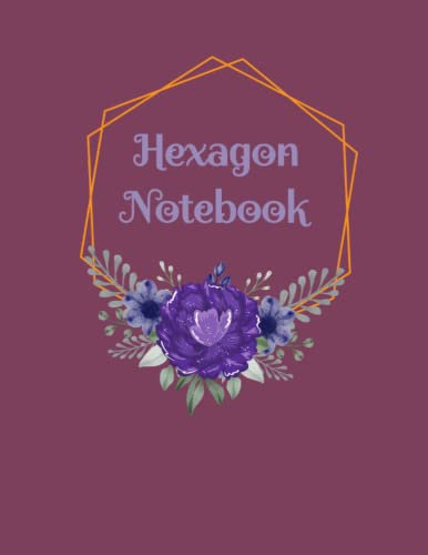 Hexagon Notebook: 60 pages hexagon paper