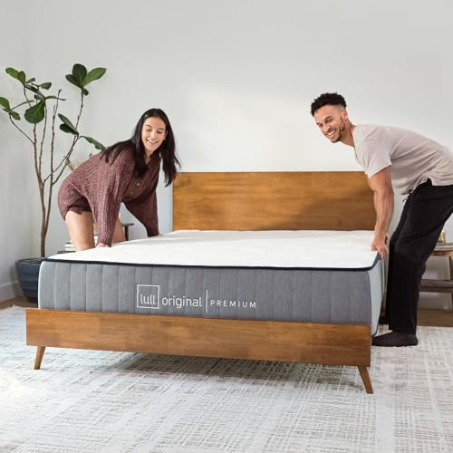 Lull Premium 5 Layer King Memory Foam Mattress in a Box | Highest Density 12 Inch Mattress | Bed in a Box with Cooling Tech and Therapeutic Support | 365 Night Trial