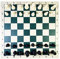 xunfu Tablero Ajedrez Enrollable, Juego de Ajedrez de Mesa Adulto, PortáTiles Juegos de Mesa de Viaje, 34x34cm