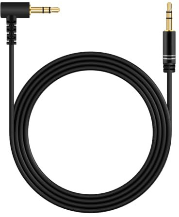 Linkidea 2 Stück Ersatz-Audiokabel kompatibel mit Philips X2HR, X2/27, SHP9500S, SHP9500, SHP6000/10, SHP6000, SHB9100RD/28, SHB8750NC/27, SHB7000/28, H. 6506, 3,5 mm TRS-AUX-Kabel (1,5 m)