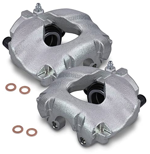 BESTPRICE 2x Bremssattel vorne links und rechts Bremszange mit 1 Kolben, Kompatibel mit VW TRANSPORTER T4