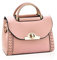 NICOLE & DORIS Damen Handtasche Klein Umhängetasche PU Leder Handtaschen Elegante Schultertasche Crossbody Messenger Bag Top Griff Tasche mit Verstellbar Abnehmbar Schultergurt Rosa