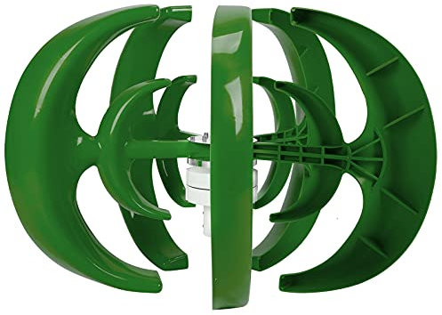 Kit Generatore di Turbine Eoliche a Lanterna a 5 Pale Eoliche Generatore di Corrente Ad Asse Verticale Kit Mulino a per la Casa(48V)