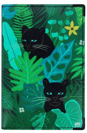 Color Pop Porte-papiers Voiture Bagheera - Fabrication française - PVC – papiers français - Etui Carte Grise - Permis de Conduire - 15,4 x 10,3 cm