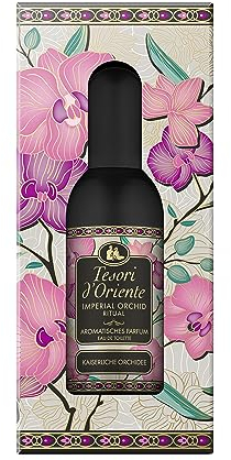 Tesori d'Oriente Eau de Toilette 'Imperial Orchid'100 ml, aromatisches Parfüm mit luxuriöser Orchidee, Duft zum Träumen im Aluminiumflakon, Wellness-Ritual für Körper & Sinne