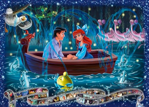 Ravensburger Puzzle 12000319 - Arielle - 1000 Teile Disney Puzzle für Erwachsene und Kinder ab 14 Jahren