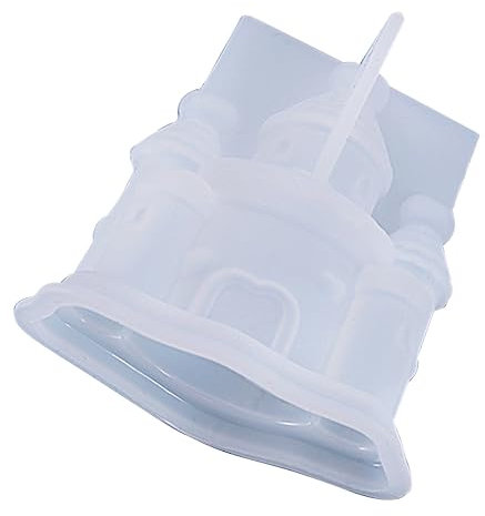 NUOBESTY Diy Silikon Silica Gel Form Schloss Gießform Für Handwerk Wohnkultur Bastelprojekte Flexible Langlebige Diy Mold Für Harz Schmuck Anhänger Herstellung