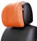 Forbell Auto Kopfstütze Nackenkissen Zubehör Kissen Memory Baumwolle Autozubehör Kopfstütze Kissen Kopfstütze Kissen für Auto Wildleder (Orange)