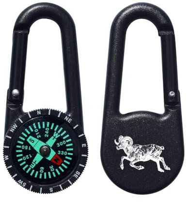 'Aries Ram Jumping' Compass Keyring (KC00032395)