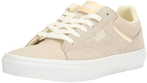 Vans Women's Seldan Sneaker, Hairy Suede Lemon Icing, 5 UK