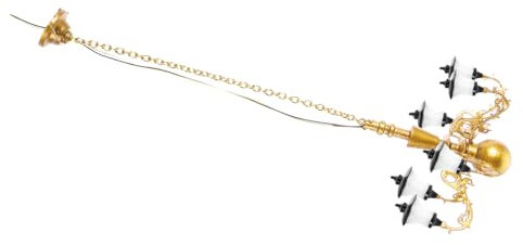 HAWILLOSCH Miniaturleuchte Für Puppenstuben Miniatur-kronleuchter Warmweißes Licht Möbelornament Für Wohnzimmer Und Schlafzimmer Miniatur-wohnzimmerdekor