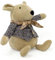 Henry Mouse Doorstop | Novelty Decorative Fabric Animal Door Stop | Dormouse Shaped Door Stopper 1.5kg - 24cm