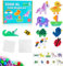 Große 10mm Bügelperlen Set, 1000 Stück XL Steckperlen mit Steckplatte, 10 Bunte Farben XL Bügelperlen, 10 Tiere & Fantasie Muster und Bügelpapier, Kreatives Perlenset für Kinder ab 3 Jahren