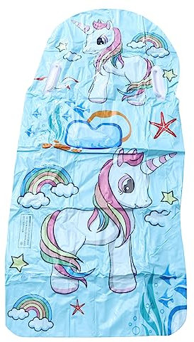 GARIOUANS 1Stück Aufblasbares Surfbrett Schwimmspielzeug für Spaß im Wasser Langlebig und Farbenfroh für Pool und Strand Fördert die Eltern Interaktion Blau