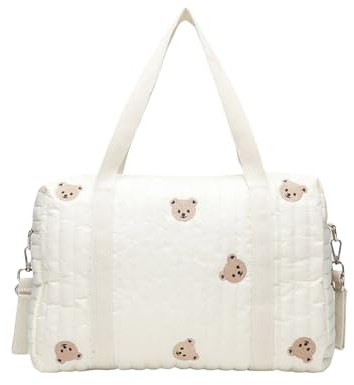 [Psdndeww] Praktische Wickeltasche, große Mama-Handtasche, stilvolle und funktionale Umstandstasche für frischgebackene Eltern, Little Bear