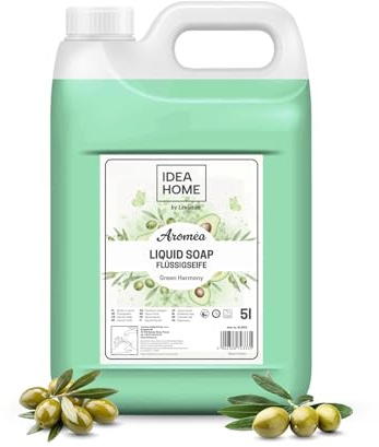 Idea Home AROMÉA Savon Liquide Mains Green Harmony 5L | Pour Distributeurs