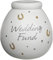 Pot of Dreams Money Pot, Ceramic, White, Wedding Fund, One Size