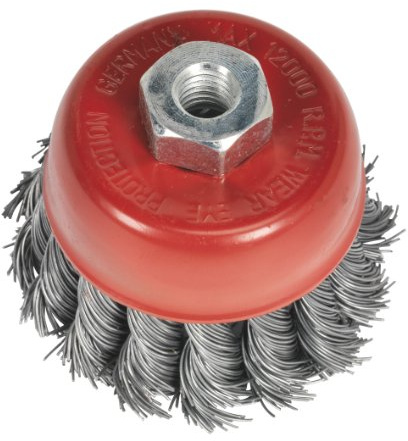 TKCB652 Twist Knot Wire Cup Brush Ø65mm M10 x 1.25mm