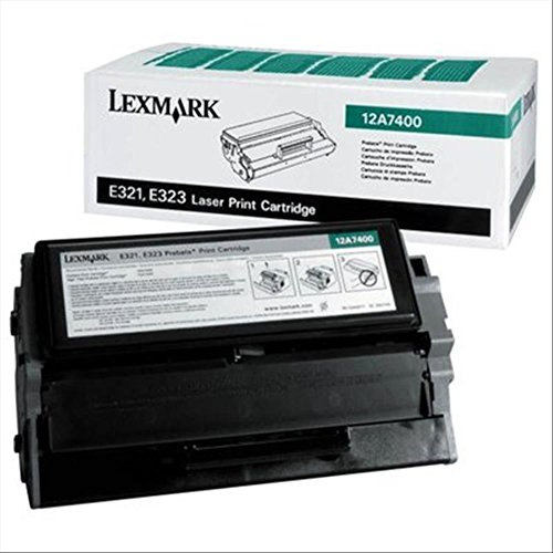 TONER CARTRIDGE LEXMARK 12A7400 3000 PAGES BLACK