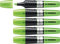 Stabilo LUMINATOR - Evidenziatore - lunga durata e doppio tratto (2 + 5 mm) - Confezione da 5 - Verde