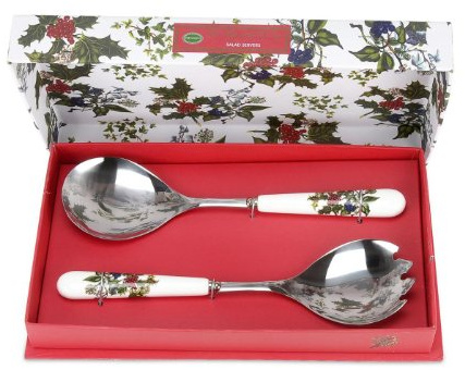 The Holly & Ivy Salatbesteck, Mehrfarbig, Set von 2