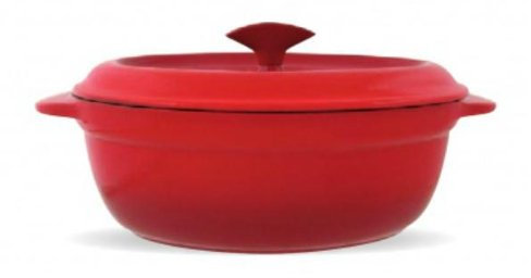 Pyrex Zeus - Pentola in ghisa in acciaio, 28 cm, 3,3L, induzione