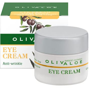 Eye Cream with Organic Olive Oil & Organic Aloe Vera by Olivaloe