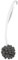 alfi Clean Fix 30 cm, Blanc, Nettoyeur de Carafe pour Un Nettoyage en Douceur et en Profondeur des carafes isothermes, Brosse en Mousse Micro-Mousse spécialement formée, Rangement Pratique à