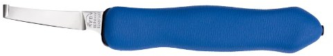 F. DICK Klauenmesser, Hufmesser EXPERT-GRIP 2K 2487 (rechts-kurz-schmal, extra scharfer Skalpell-Anschliff, 2K-Kunststoffgriff Blau) 62487500