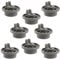 First4Spares Premium Lower Basket Wheel Clips for Bosch, Neff & Siemens Dishwashers - Pack of 8