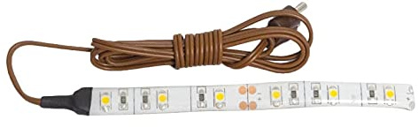 Rudolphs Schatzkiste Ersatzteile & Bastelbedarf LED Lichtband zum Kleben mit 6 LEDs 3,5-5V NEU Erzgebirge Birne Lampe Leuchte