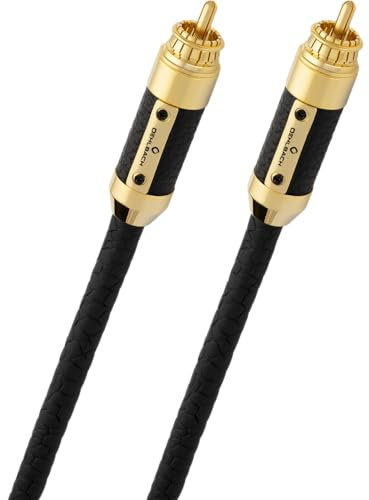 Oehlbach XXL® Black Connection Digital - Digitales High-End Koaxialkabel (Made in Germany, Premium Echtleder) schwarz - 1,5m