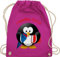 Shirtracer Turnbeutel Rucksack - Schulanfang & Einschulung Geschenk - 1. Schultag 2024 Pinguin Schultüte Buch - Unisize - Fuchsia - geschenke zum ersten einschulung-schulanfang schulanfänger 1