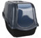 Coingallery Kats Kitten Cat Toilet House Pet Litter Tray Carry Handle Large Lightweight Grey