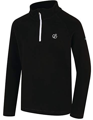 Dare 2b Kinder Freehand 170 GSM Half Zip Outdoor Active Fleece, Schwarz, 15-16