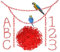Hyamass 200pcs Red Link C-Clips Hooks Chain Links C-Links Children's Learning Toy Small Pet Rat Parrot Bird Toy