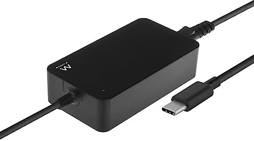 Ewent EC3981 | 45W | Chargeur universel Type-C | Compatible avec les PC, Smartphones et Tablettes | 5 profils PD | Modèle de bureau