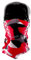 REEFLEXX Red Camou Loop, Schlauchschal Halstuch Multifunktionstuch, Camouflage bedruckt und mit Reflektoren atmungsaktiv, für Erwachsene