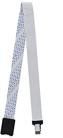 ROMACK 48/60cm Micro SD zu TF Verlängerungskabel, Neues Micro SD Speicherkartensteckplatz zu TF Card Extender Kabel mit Case Extension Linker, Micro SD Extender Kompatibel mit GPS, DVD(48cm)