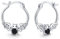 Fledermaus Creolen Ohrringe für Damen Mädchen Kinder 925 Sterling Silber Gothic Ohrringe Tier Ohrringe Halloween Schmuck Geschenke