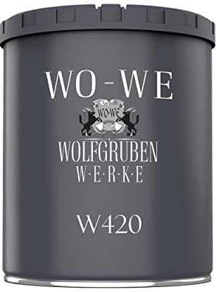 WO-WE Holzfarbe Holzlack Wetterschutzfarbe Außen & Innen - Reinweiß RAL 9010-750 ml