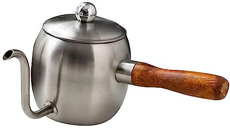 CIYODO Japanese Style Drip Coffee Kettle Pot Handle Gooseneck Spout for Hand Drip Coffee and Tea for Induction Cookers and Gas Stoves